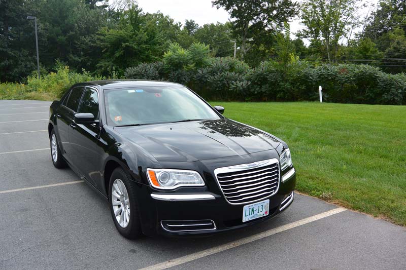 Luxury sedan front