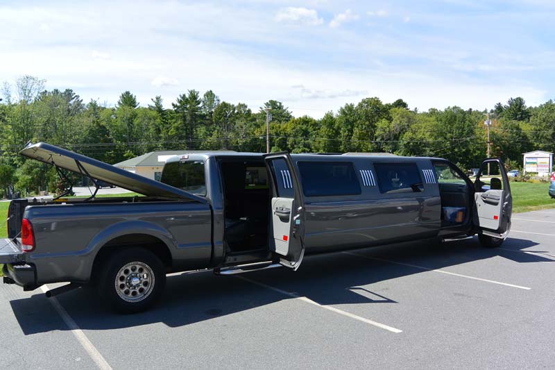 Monster truck limo side