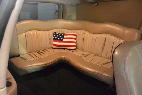 Stretch Ford Excursion back seat