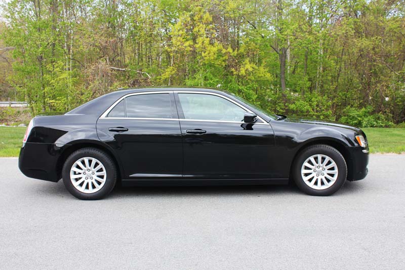 Luxury sedan side
